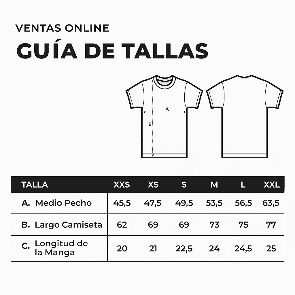 Guía de Tallas