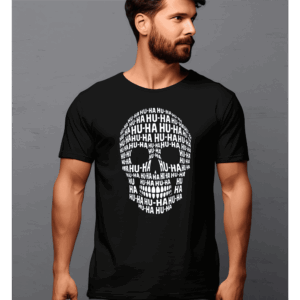 Camiseta Calavera HU-HA B&N