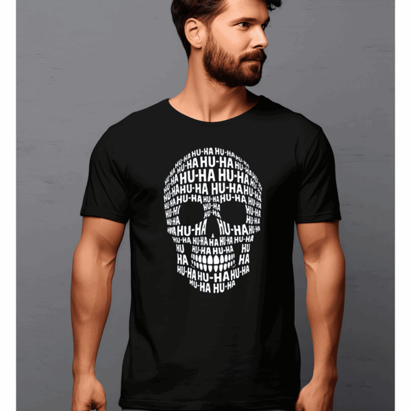 Camiseta Calavera HU-HA B&N