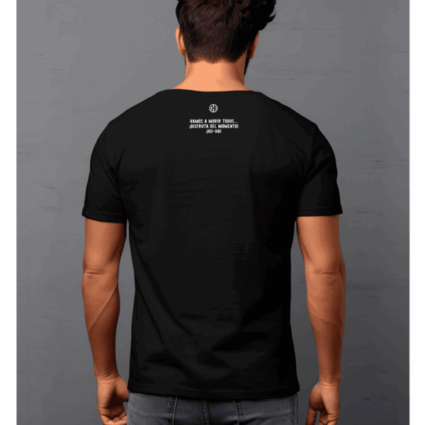 Camiseta Calavera HU-HA B&N - Imagen 3