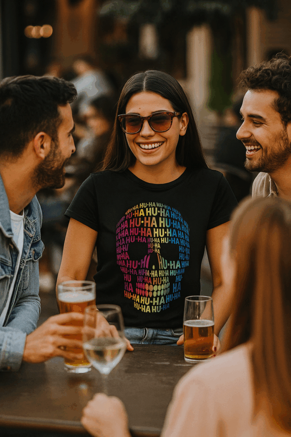 Camiseta Calavera HU-HA COLOR