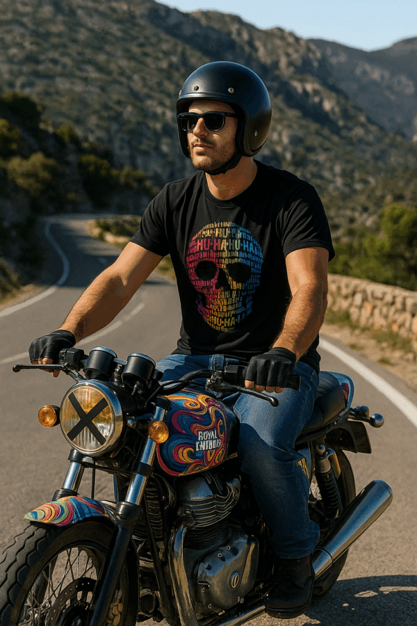Camiseta Calavera HU-HA COLOR - Imagen 6
